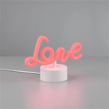 Amor LED White and Red Novelty Lamp R55931101